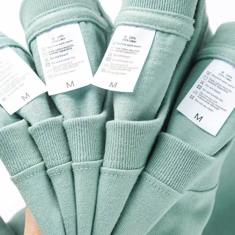 Heavy-duty 300G Cotton Long-sleeved T-Shirt Autumn Men Women O-Neck Oversize T Shirts Unisex Loose Bottoming Couple Shirt L-4XL