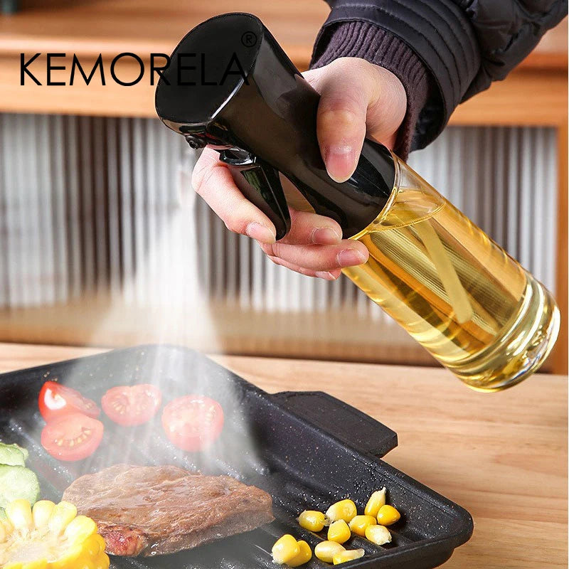 200/300ml Oil Spray Bottle BBQ Cooking Olive Oil Sprayer Kitchen Baking Oil Spray Empty Bottle Vinegar Bottle Oil Dispenser