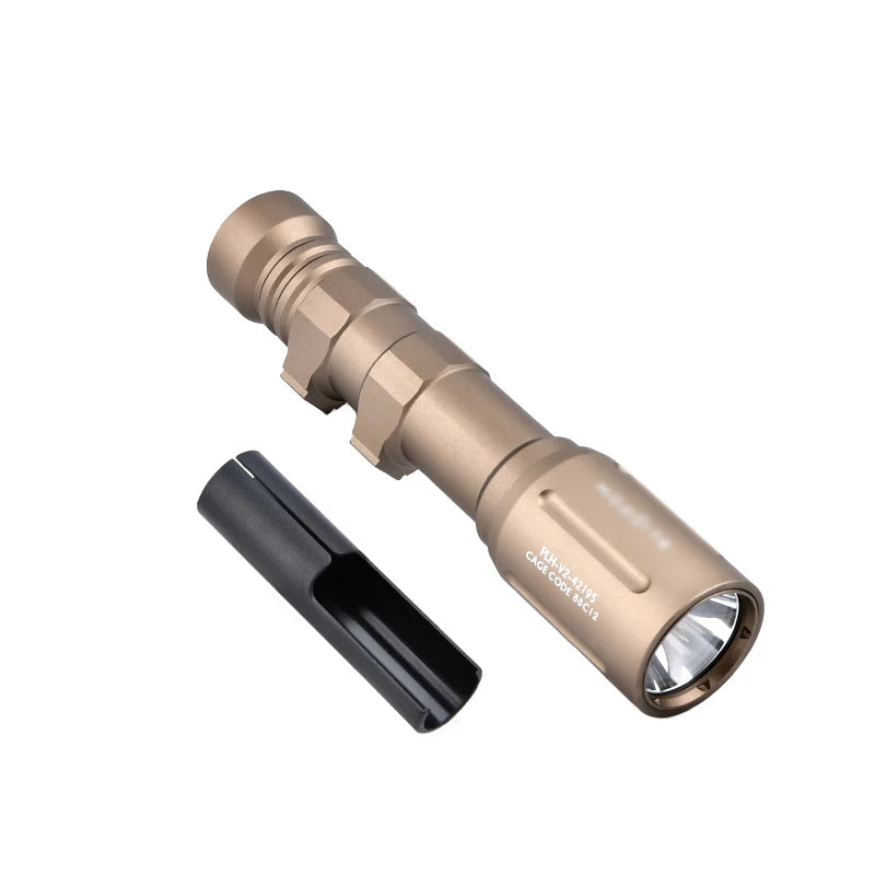 WADSN MOD PLH V2 Tactical Flashlight High Power 1300Lumens Hunting Gun Scout Light Fit 20mm Rail Mlok Keymod Airsoft Accessories