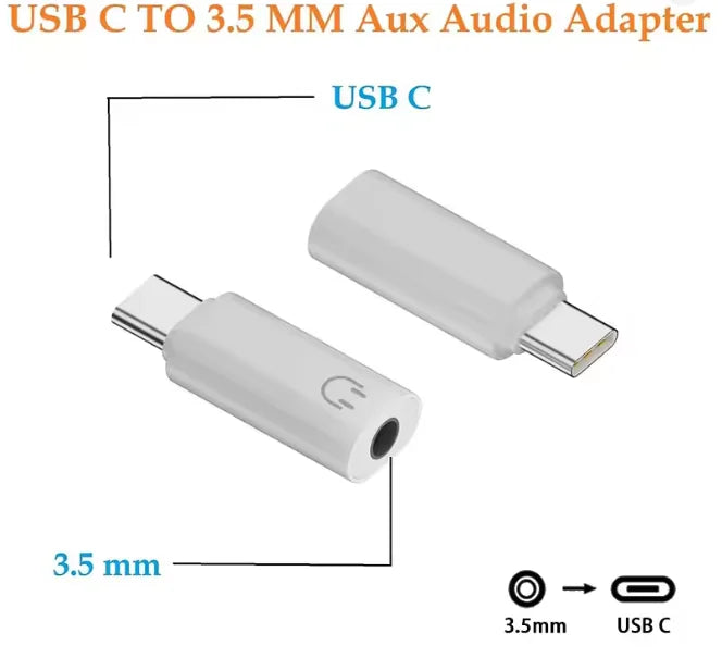 USB type C to 3.5mm jack Audio Adapter