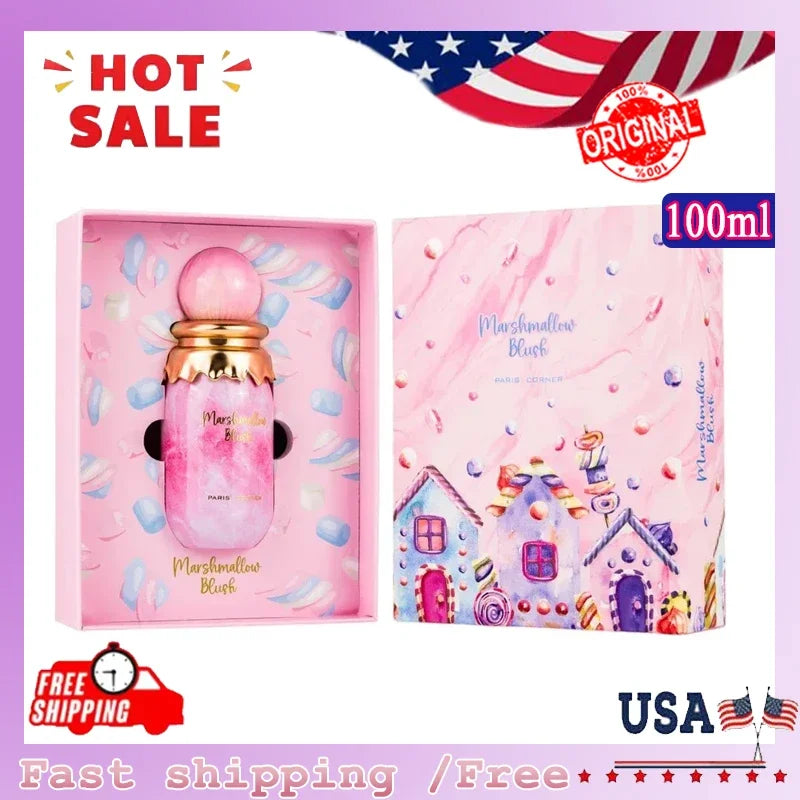 Fruity Notes Pheromone Arab Marshmallow Perfume Woman Long Lasting Fragrance Body Spray Perfumes For Women Middle East Parfum