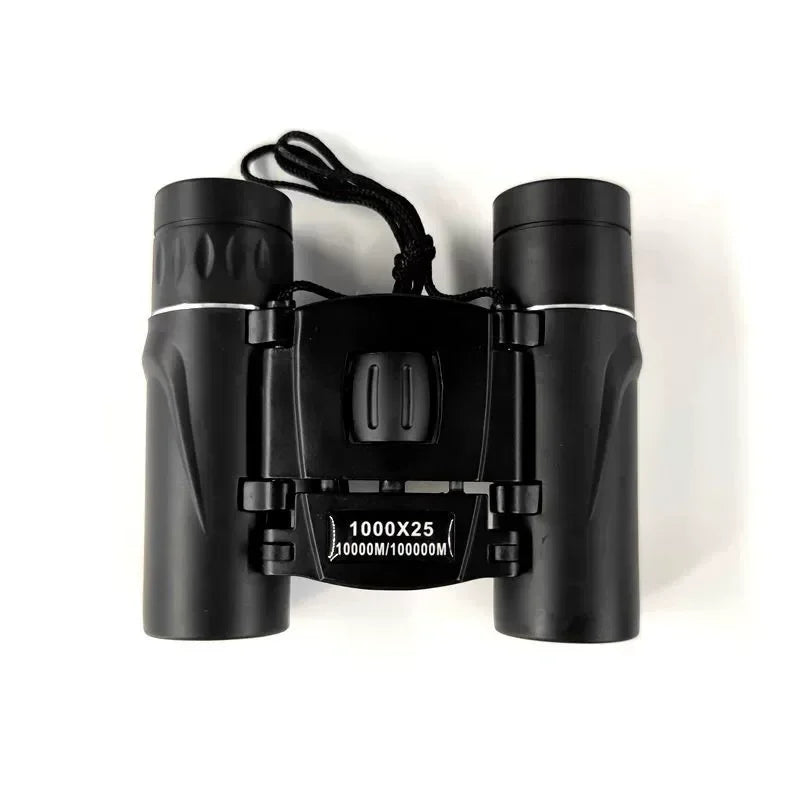 Binoculars 900/1000x25 HD Powerful 9000M Long Range Folding Mini Telescope FMC Optics For Hunting Sports Outdoor Camping Travel