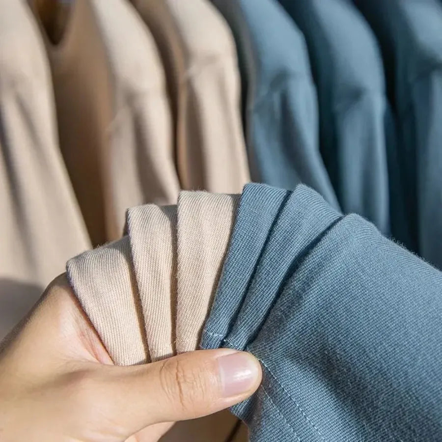 Heavy-duty 300G Cotton Long-sleeved T-Shirt Autumn Men Women O-Neck Oversize T Shirts Unisex Loose Bottoming Couple Shirt L-4XL