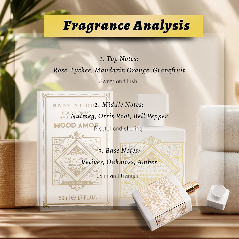 100Ml Unisex Woody Perfume Spray Fragrance Noble Mature High Quality Noble Selected Long Lasting Arabian Dubai Glory Flower Gift