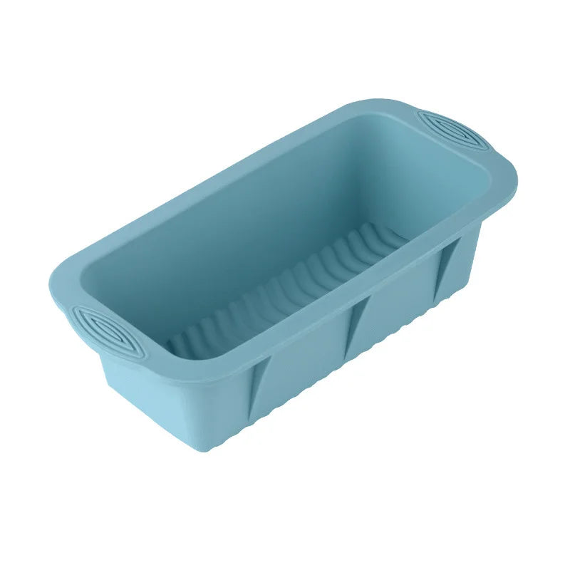 LMETJMA Silicone Loaf Pan Non-Stick Bread Loaf Pan Kitchen Bread Mold Pan For Baking Meatloaf Ice Brickand Easy Release JT244