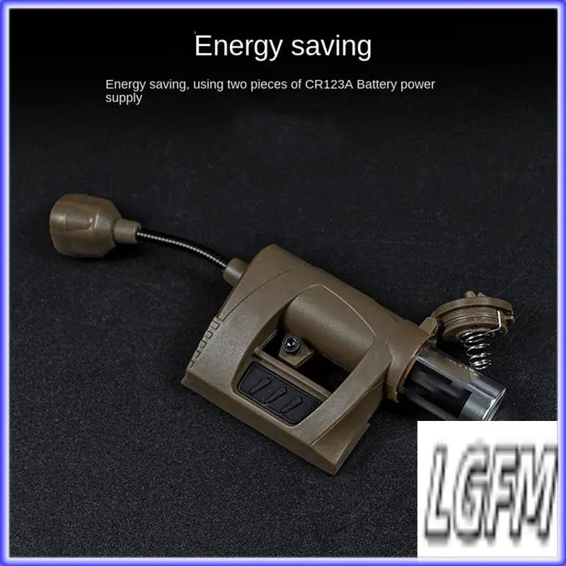 GM-Outdoor Helmet Light 3-Speed LED Flashlight Outdoor Night Light Suitable For Helmet Cycling Fishing Light