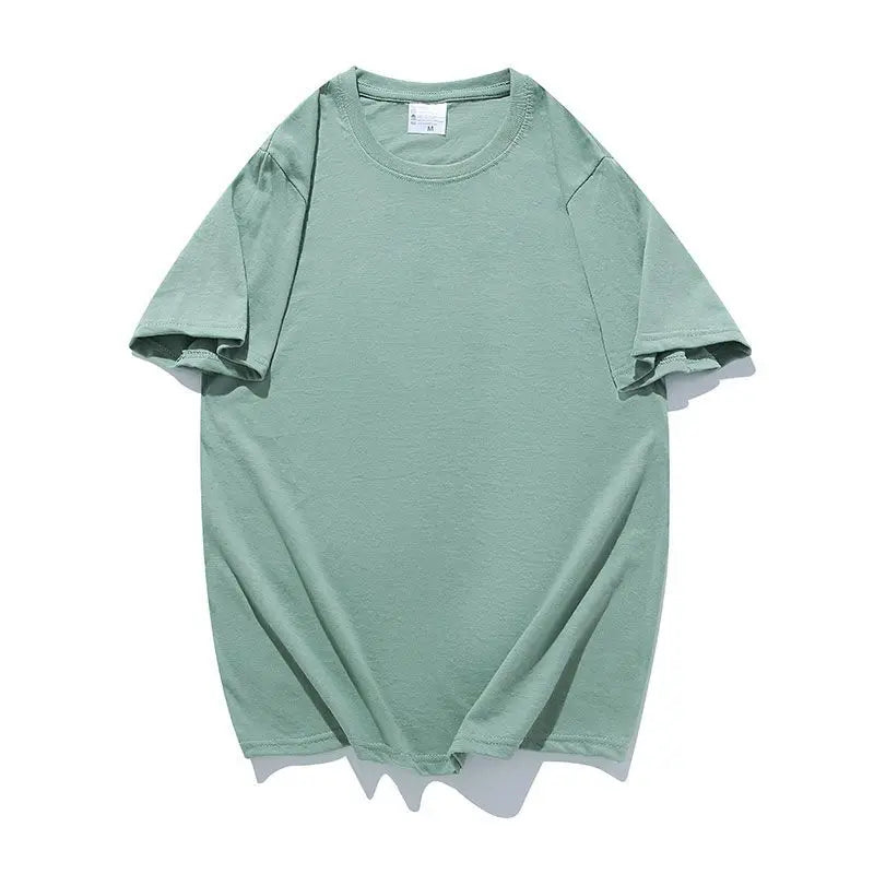 Summer Cotton T Shirts Men Simple Causal O-neck Basic Men and Women White T-shirt Male High Quality Classical Streetwear Tops